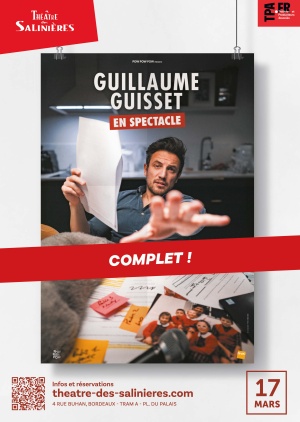 Affiche du spectacle Guillaume Guisset - En spectacle