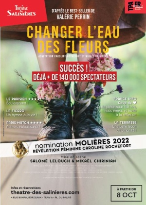 Affiche du spectacle CHANGER L'EAU DES FLEURS