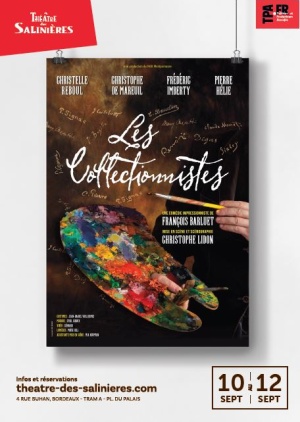 affiche du spectacle LES COLLECTIONNISTES