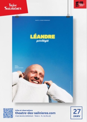 affiche du spectacle Léandre - Privilégié
