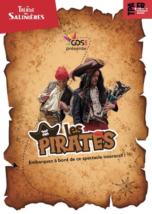 affiche du spectacle Pour faire un bon pirate !