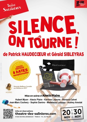 affiche du spectacle SILENCE, ON TOURNE !