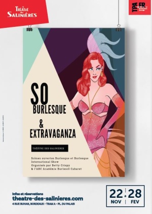 affiche du spectacle SO BURLESQUE