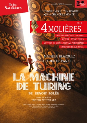affiche du spectacle LA MACHINE DE TURING