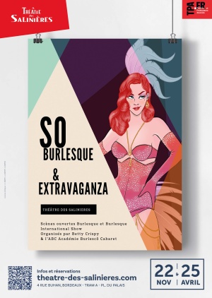 affiche du spectacle SO BURLESQUE